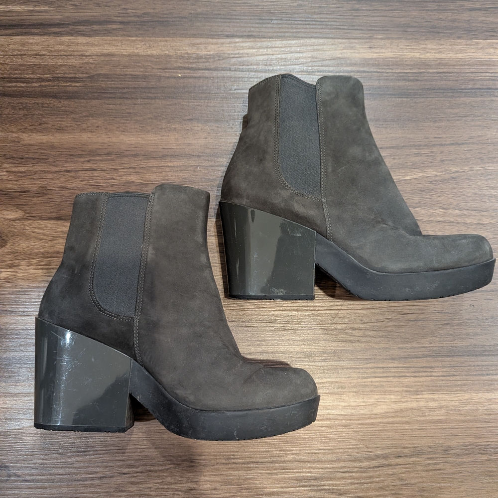 Camper Samba Grey Ankle Boots